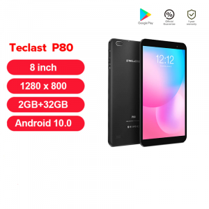 Teclast P80 8 inch Tablet Android 10 2GB RAM 32GB ROM Allwinner A133 1280x800 IPS Quad Core Dual Wifi Type-C BT5.0 Tablets